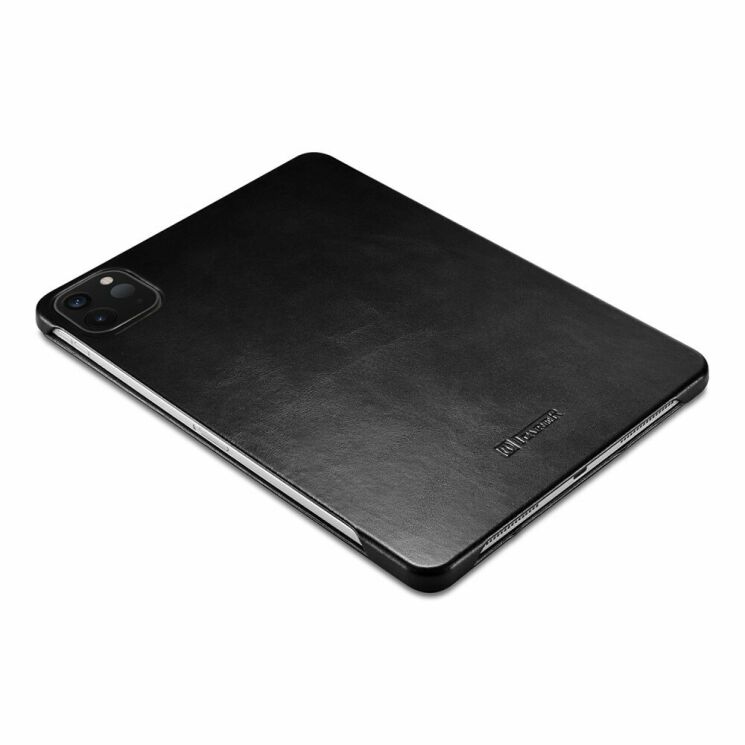 Кожаный чехол ICARER Leather Cover для Apple iPad Pro 11 (2020/2021/2022) / Air 11 M3/M2 (2025/2024) - Black: фото 10 из 21