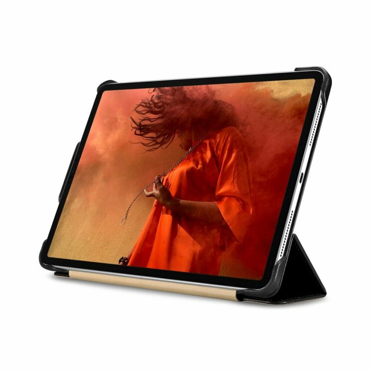 Кожаный чехол ICARER Leather Cover для Apple iPad Pro 11 (2020/2021/2022) / Air 11 M3/M2 (2025/2024) - Black: фото 16 из 21