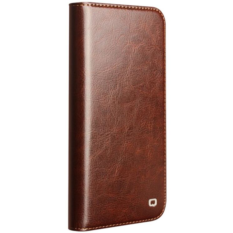 Кожаный чехол QIALINO Classic Case для Apple iPhone 17 Pro - Brown: фото 4 из 13