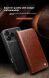 Кожаный чехол QIALINO Classic Case для Apple iPhone 17 Pro - Brown (387316Z). Фото 6 из 13