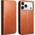 Шкіряний чохол QIALINO Classic Case для iPhone 18 Pro Max / 17 Pro Max - Light Brown: фото 1 з 13