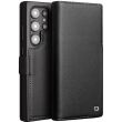 Кожаный чехол QIALINO Leather Stand для Samsung Galaxy S24 Ultra (S928) - Black (346930B)