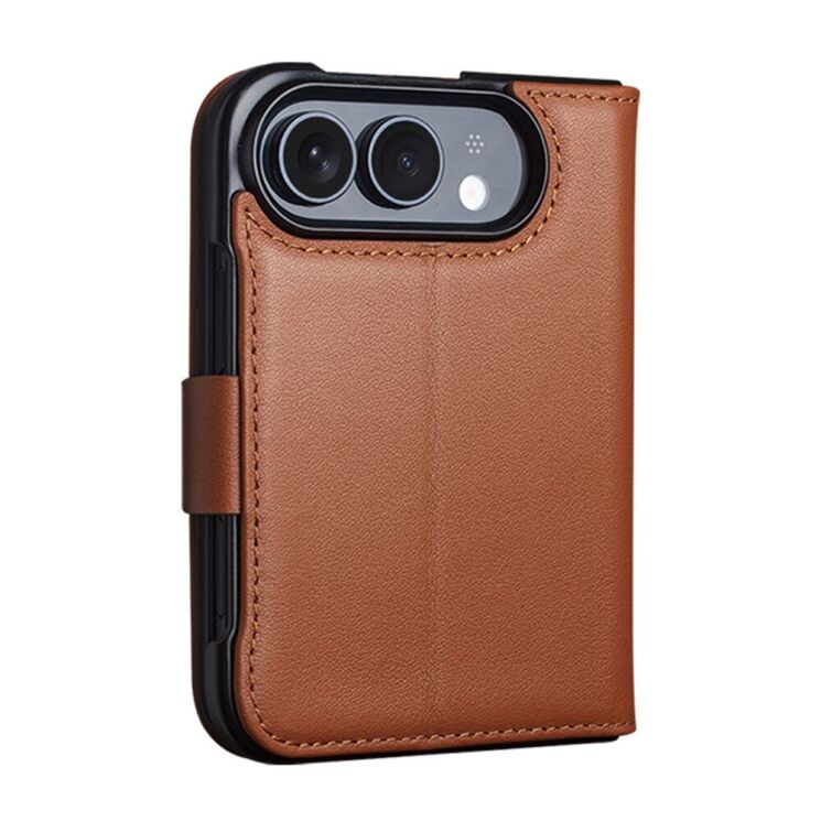 Кожаный чехол QIALINO Wallet Case (FF) для iPhone Duo - Terracotta (435022TC) Кожаный чехол QIALINO Wallet Case (FF) для iPhone Duo - Terracotta: фото 6 из 13