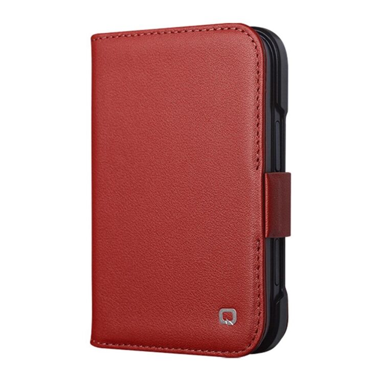 Кожаный чехол QIALINO Wallet Case (FF) для iPhone Duo - Terracotta (435022TC) Кожаный чехол QIALINO Wallet Case (FF) для iPhone Duo - Terracotta: фото 2 из 13