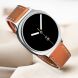 Кожаный ремешок Deexe Genuine Leather для Samsung Galaxy Watch 8 (40/44mm) / 8 Classic - Black (384142B). Фото 5 из 5