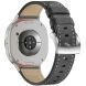 Кожаный ремешок Deexe Genuine Leather для Samsung Galaxy Watch 8 (40/44mm) / 8 Classic - Black (384142B). Фото 1 из 5