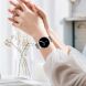 Кожаный ремешок Deexe Genuine Leather для Samsung Galaxy Watch 8 (40/44mm) / 8 Classic - Black (384142B). Фото 4 из 5