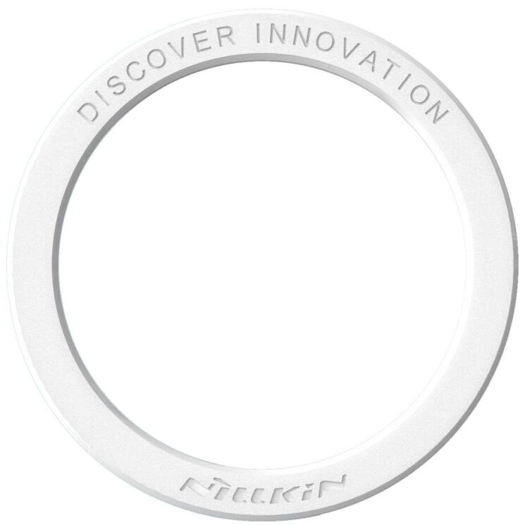 Магнитное кольцо NILLKIN SnapLink Air Magnetic Sticker - White: фото 1 из 15