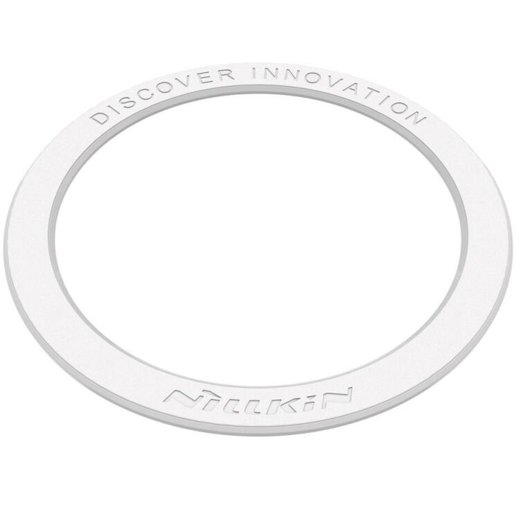 Магнитное кольцо NILLKIN SnapLink Air Magnetic Sticker - White: фото 3 из 15
