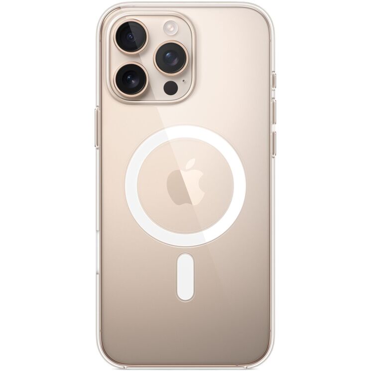 Оригінальний чохол Clear Case with MagSafe для Apple iPhone 16 Pro Max (MA7F4) - Transparent: фото 4 з 4