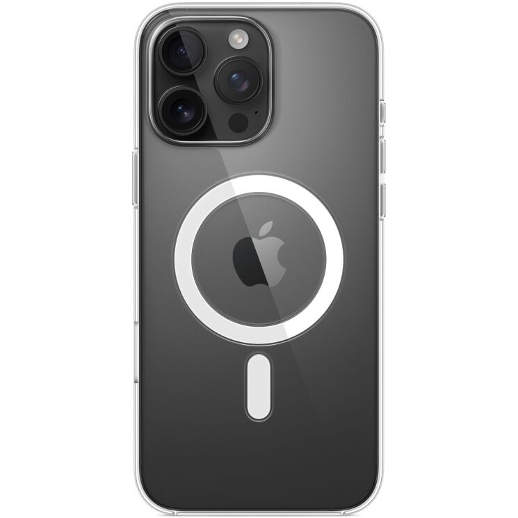 Оригінальний чохол Clear Case with MagSafe для Apple iPhone 16 Pro Max (MA7F4) - Transparent: фото 3 з 4
