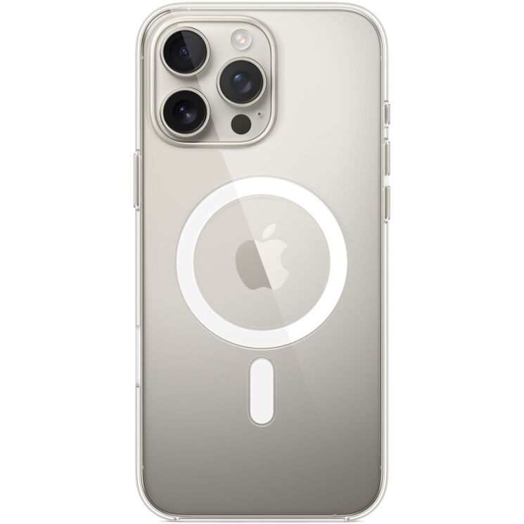 Оригінальний чохол Clear Case with MagSafe для Apple iPhone 16 Pro Max (MA7F4) - Transparent: фото 1 з 4