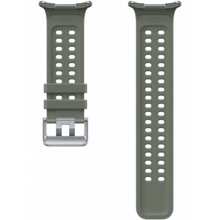Оригінальний ремінець Marine Band для Samsung Galaxy Watch Ultra 2 (47mm) ET-SNL71MBEGEU - Olive: фото 2 з 3