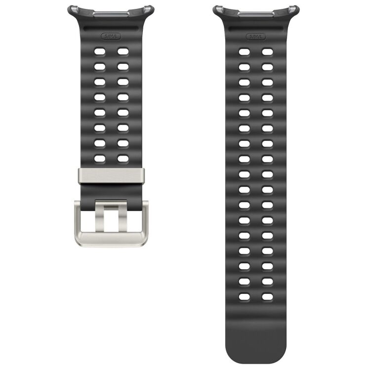 Оригинальный ремешок Marine Band для Samsung Galaxy Watch Ultra (47mm) / Ultra (2025) ET-SNL70MBEGEU Технічна упаковка  - Dark Gray: фото 2 из 4