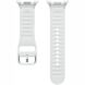 Оригинальный ремешок Sport (S/M) для Samsung Galaxy Watch 8 (40/44mm) / 8 Classic (ET-SNL32SWEGEU) - White (384131W). Фото 2 из 3