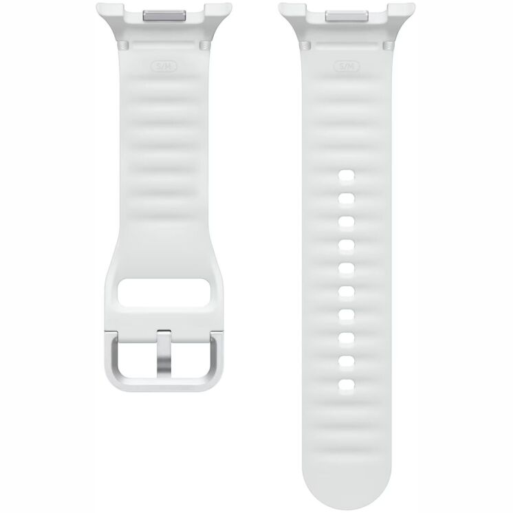 Оригинальный ремешок Sport (S/M) для Samsung Galaxy Watch 8 (40/44mm) / 8 Classic (ET-SNL32SWEGEU) - White: фото 2 из 3