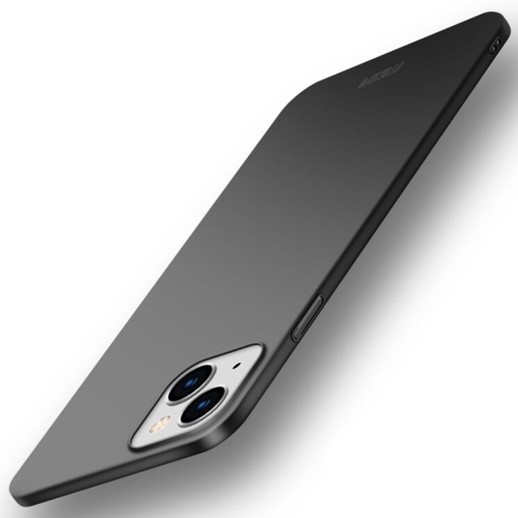 Пластиковый чехол MOFI Slim Shield для Apple iPhone 15 Pro - Black: фото 1 из 9
