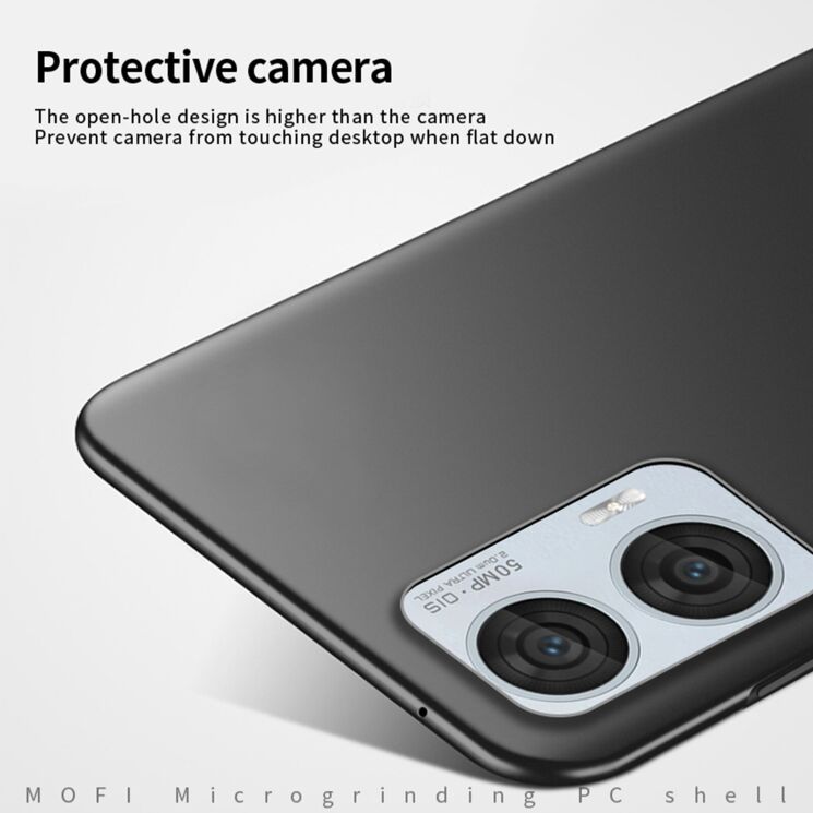 Пластиковый чехол MOFI Slim Shield для Motorola Edge 50 Fusion - Blue: фото 5 из 9