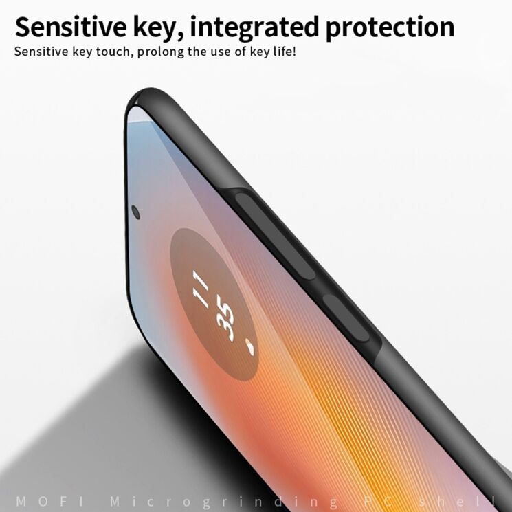 Пластиковый чехол MOFI Slim Shield для Motorola Edge 50 Fusion - Blue: фото 4 из 9