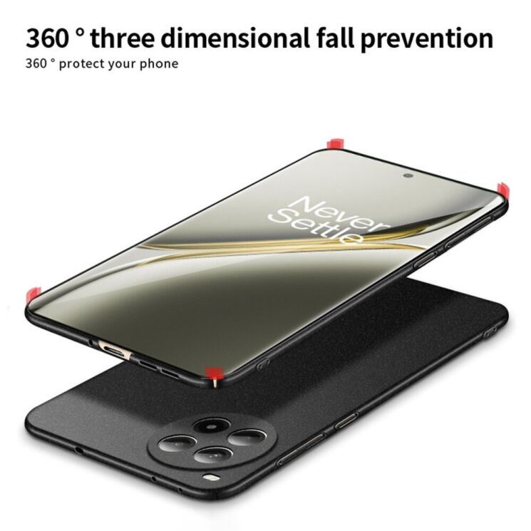 Пластиковый чехол MOFI Slim Shield для OnePlus Ace 3 Pro - Black: фото 5 из 9