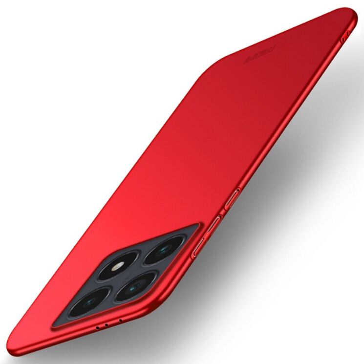 Пластиковый чехол MOFI Slim Shield для Xiaomi 14T - Red: фото 1 из 9