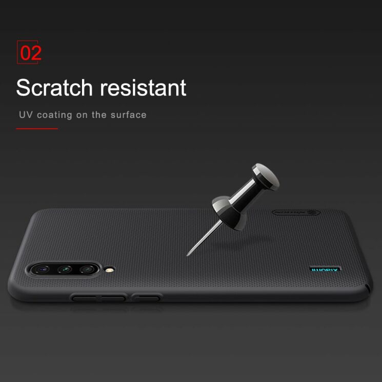 Пластиковый чехол NILLKIN Frosted Shield для Xiaomi Mi CC9 / Mi 9 Lite - Black: фото 12 из 15