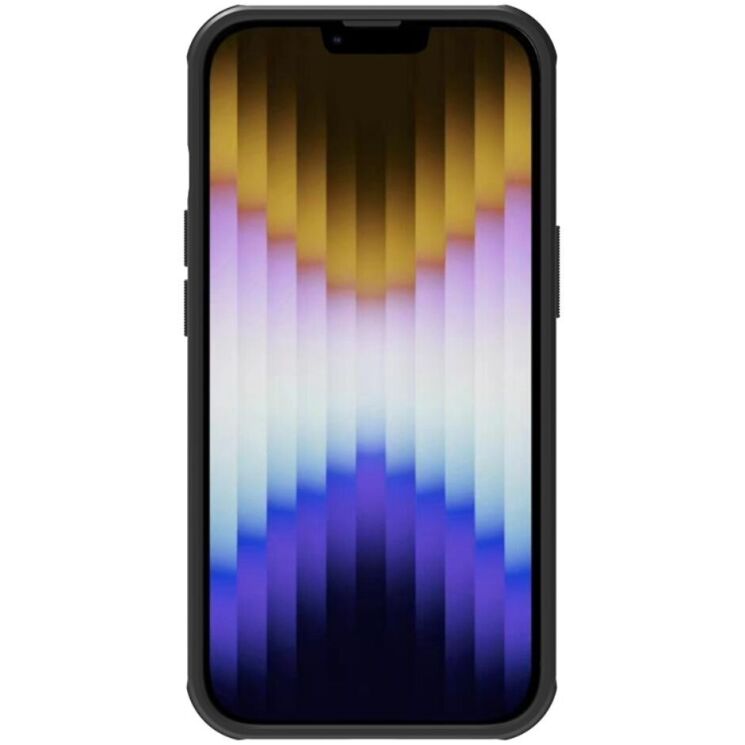 Пластиковый чехол NILLKIN Frosted Shield Pro Magnetic для Apple iPhone 15 - Black: фото 2 из 15