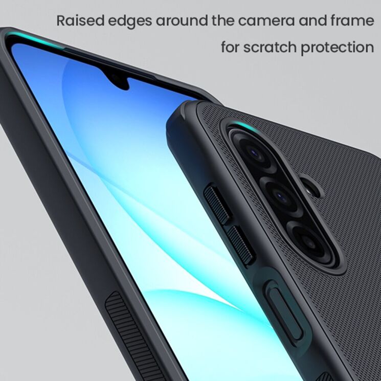 Пластиковий чохол NILLKIN Frosted Shield Pro Magnetic для Samsung Galaxy A17 (A175) - Black: фото 12 з 16