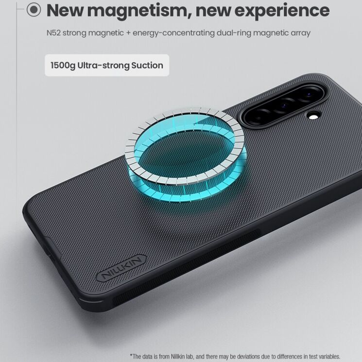 Пластиковий чохол NILLKIN Frosted Shield Pro Magnetic для Samsung Galaxy A17 (A175) - Black: фото 9 з 16