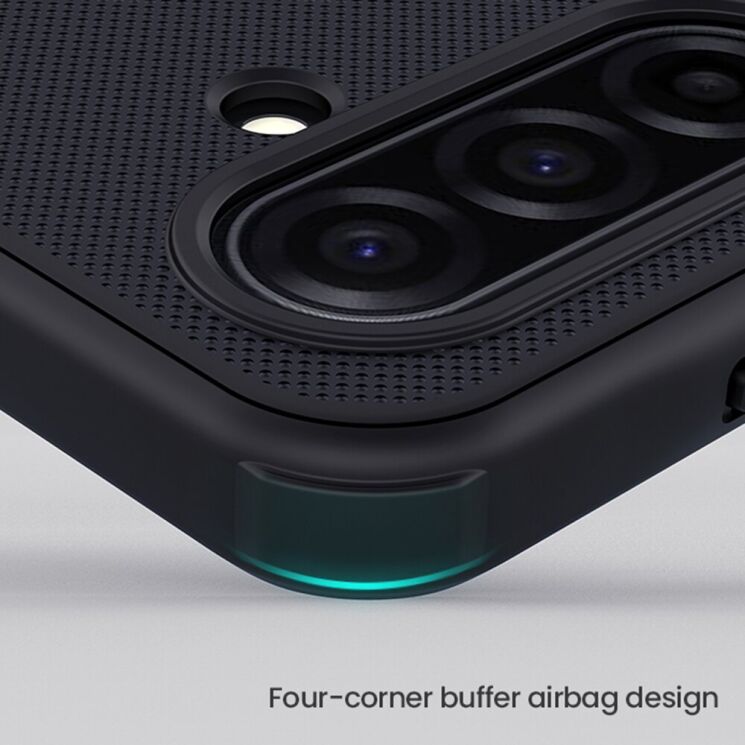 Пластиковий чохол NILLKIN Frosted Shield Pro Magnetic для Samsung Galaxy A17 (A175) - Black: фото 10 з 16