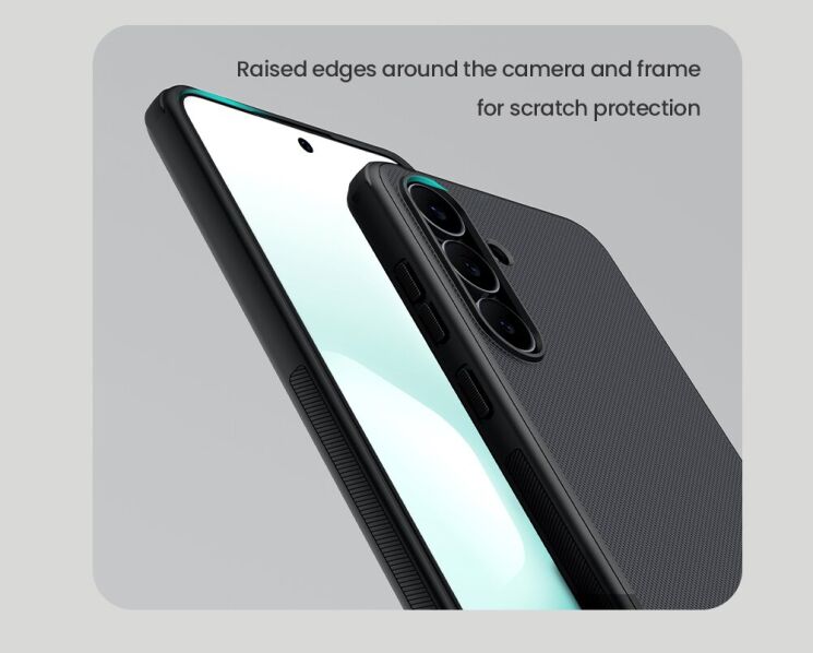 Пластиковий чохол NILLKIN Frosted Shield Pro Magnetic для Samsung Galaxy S25 FE (S731) - Black: фото 11 з 18