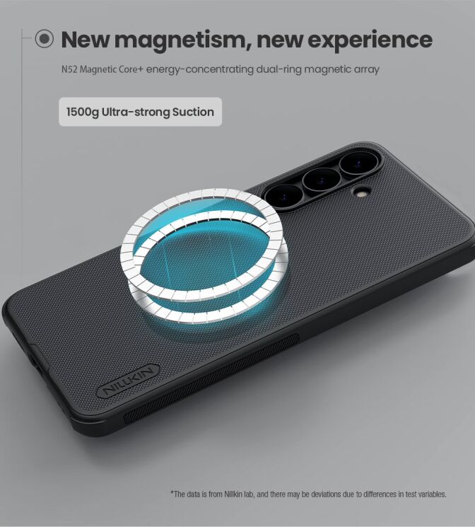 Пластиковий чохол NILLKIN Frosted Shield Pro Magnetic для Samsung Galaxy S25 FE (S731) - Black: фото 12 з 18