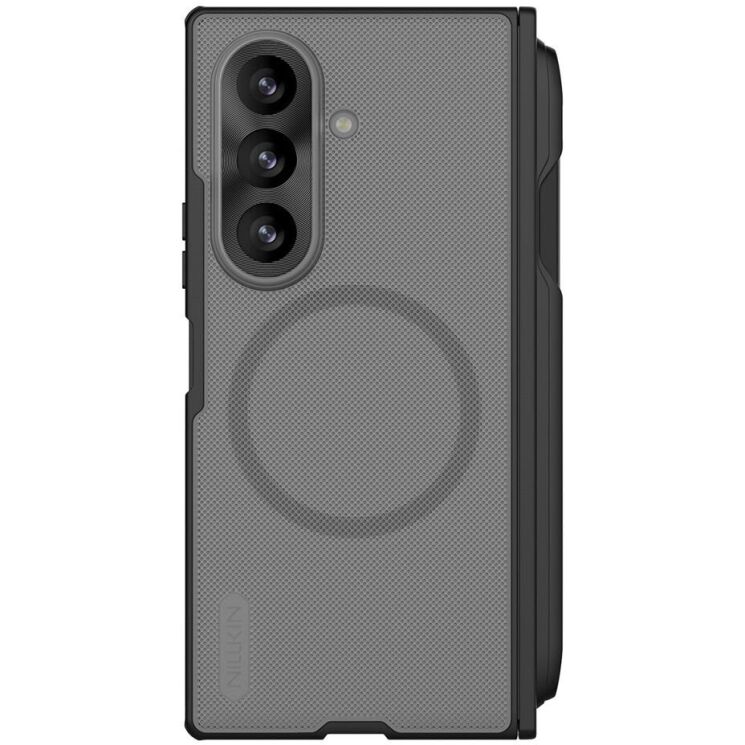 Пластиковий чохол NILLKIN Super Frosted Shield Magnetic (S Pen) для Samsung Galaxy Fold 8 Ultra - Transparent Black (424070B) Пластиковий чохол NILLKIN Super Frosted Shield Magnetic (S Pen) для Samsung Galaxy Fold 8 Ultra - Transparent Black: фото 2 з 20