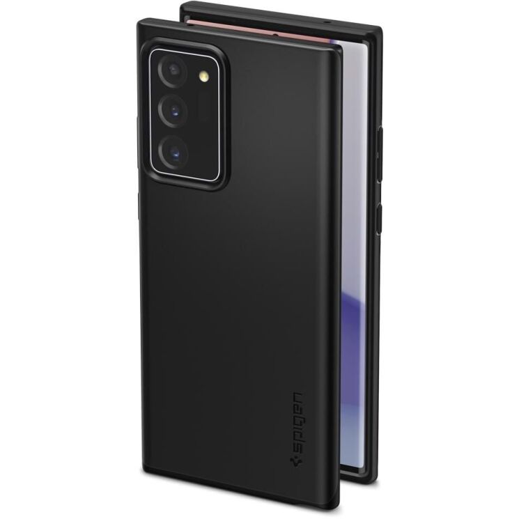 Пластиковый чехол Spigen (SGP) Thin Fit для Samsung Galaxy Note 20 Ultra (N985) - Black: фото 5 из 15