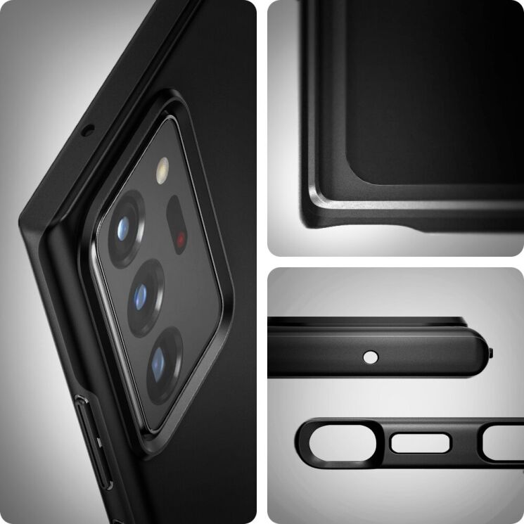 Пластиковый чехол Spigen (SGP) Thin Fit для Samsung Galaxy Note 20 Ultra (N985) - Black: фото 12 из 15