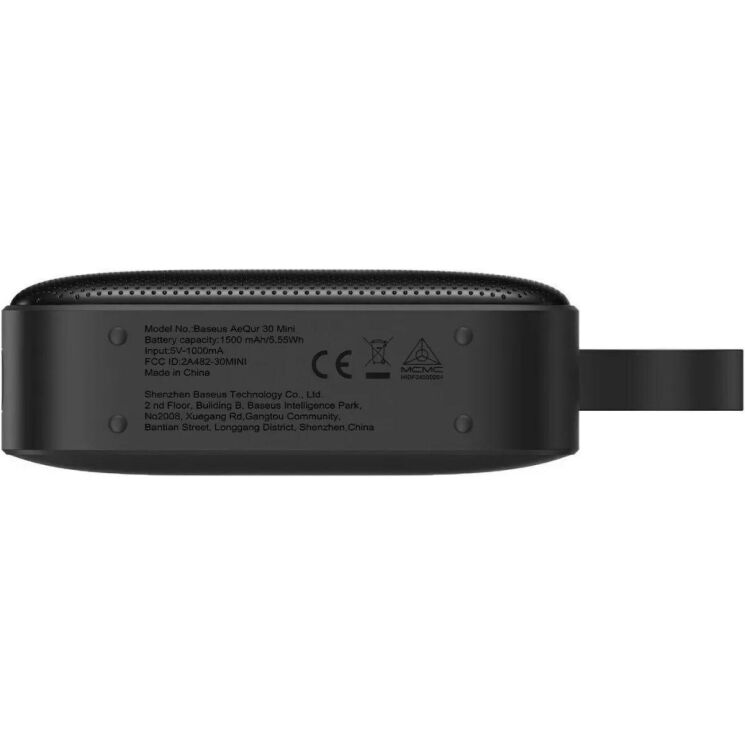 Портативная акустика Baseus OS AeQur 30 Mini (A20077900123-00) - Cosmic Black: фото 5 из 23
