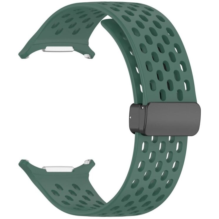 Ремешок Deexe Astra Strap для Samsung Galaxy Watch Ultra (47mm) - Dark Green: фото 2 из 9