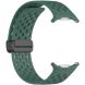 Ремешок Deexe Astra Strap для Samsung Galaxy Watch Ultra (47mm) - Dark Green (358004DG). Фото 3 из 9