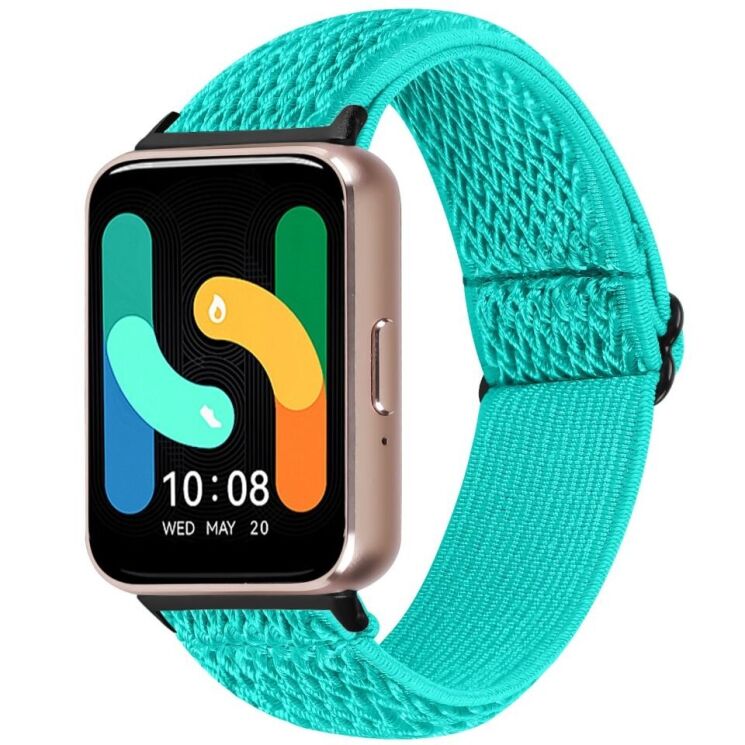 Ремінець Deexe Braided Strap для Samsung Galaxy Fit 3 - Mint Green: фото 2 з 6