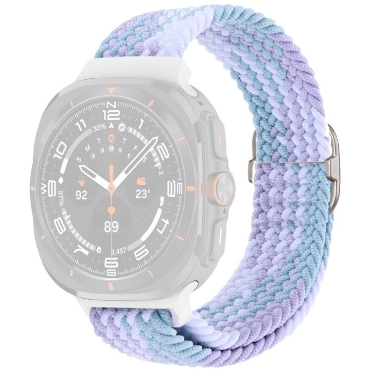 Ремешок Deexe Braided Strap для Samsung Galaxy Watch Ultra (47mm) - Purple: фото 1 из 7