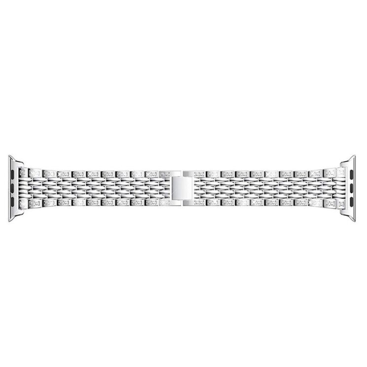 Ремінець Deexe Diamond для Apple Watch 42 (Series 10) / 41 / 40 / SE 40 / 38 - Silver: фото 5 з 5