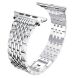 Ремінець Deexe Diamond для Apple Watch 42 (Series 10) / 41 / 40 / SE 40 / 38 - Silver (251817S). Фото 3 з 5