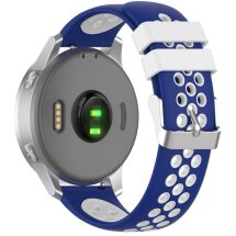 Ремінець Deexe Dot Color для годинників з шириною кріплення 18 мм - Blue / White: фото 1 з 8