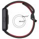 Ремешок Deexe Dot Color для Samsung Galaxy Fit 3 - Black / Grey (349023BH). Фото 7 из 7