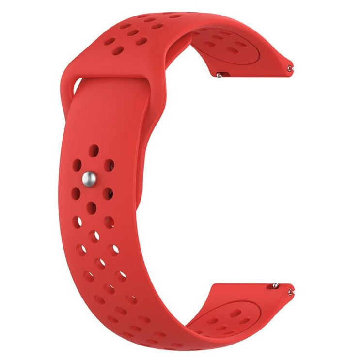 Ремешок Deexe Holes Strap для Samsung Galaxy Gear S3 - Red: фото 2 из 4