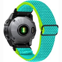 Ремешок Deexe Knitted Strap для Garmin Fenix 8 (47mm) / Fenix E (47mm) / Quatix 8 (47mm) - Yellowgreen: фото 1 из 5