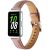Ремінець Deexe Leather Strap для Samsung Galaxy Fit 3 - Deep Pink: фото 1 з 4