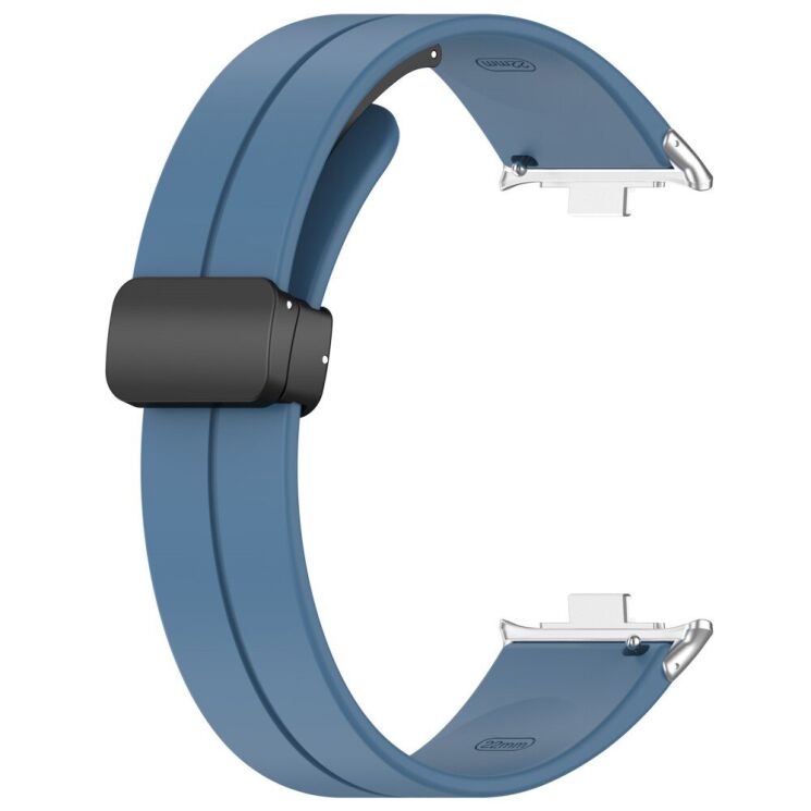 Ремешок Deexe Magnetic Braselet для Xiaomi Redmi Watch 4 / Mi Smart Band 8 Pro / Band 9 Pro - Blue: фото 2 из 8