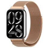 Ремінець Deexe Milanese Stainless Steel для Xiaomi Redmi Watch 4 / Mi Smart Band 8 Pro / Band 9 Pro - Rose Gold (337407RG)