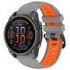 Ремінець Deexe Modern Strap для годинників Garmin з шириною кріплення QuickFit 20mm - Grey / Orange (270816HO). Фото 4 з 7